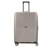 Pack Easy Jet 4 roulettes Trolley 75 cm avec soufflet d'extension gris