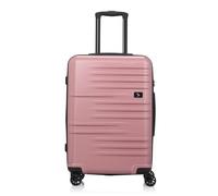 Pack Easy Mena 4 roues Valise cabine 64 cm avec soufflet d'extension rose