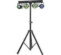Pack éclairage: 1 support + 2 projecteurs PAR RGBW + 2 Moon Flower Ibiza light DJLIGHT60