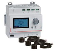Pack Ecocompteur Modulaire Standard Composé D'Un écocompteur Référence 412030 Et De 3 Tores Fermés 60a Référence 41200 - Legrand