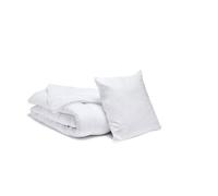Pack Économique Couette Tempérée 140x200 cm + 1 Oreiller Moelleux 60x60 cm - Pout lit 1 personne - BLEU CALIN