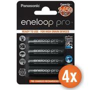 Pack économique de 16 piles AA Panasonic Eneloop Pro rechargeables - 2500mAh avec boîtier de rangement