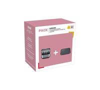 Pack Ecouteurs intra-auriculaires sans fil Samsung Galaxy Buds 3 avec réduction de bruit Argent + Chargeur sans fil rapide 15 W Graphite