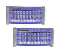 pack 2x destructeurs d'insectes electrique 30w antimoustique 230v 30m2