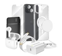 Pack Elite pour iPhone 13 Coque, Verre, Chargeurs, Batterie externe, , Écouteurs