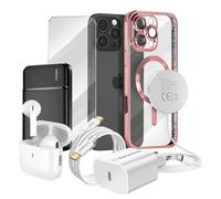 Pack Elite pour iPhone 16 Pro Max Coque, Verre, Chargeur, Batterie Externe, ,