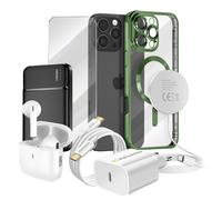 Pack Elite pour iPhone 16 Pro Max Coque, Verre, Chargeur, Batterie Externe, ,