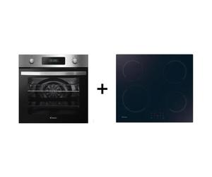 Pack encastrable CANDY Four pyrolyse FICD X676 + Plaque induction CI642CBB/1