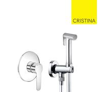 Pack encastré et douchette WC Chromé NEWDAY - CRISTINA ONDYNA XND11850