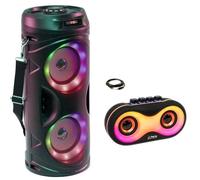 Pack Enceinte Enfant Lumineuse LEDS Sur Batterie Bluetooth USB SD FM PARTY TEEN-VIBE - Enceinte Lumineuse LEDS Bluetooth PARTY-OWL