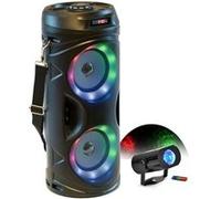 Pack Enfant Enceinte Lumineuse LEDS Bluetooth sur Batterie USB SD FM PARTY TEEN-VIBE - Effet de Lumière Astro LEDS RGB - Soirée