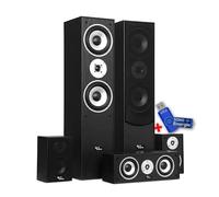 pack enceinte Home-Cinéma - Evidence Acoustics EA850-BK - 5 enceintes 850W - Bass Reflex+ Clé USB 32G
