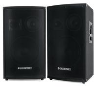 Pack Enceinte Paire DJ PA Sono Haut-Parleur 3-Voies Subwoofer 12'' Pasive 1200W
