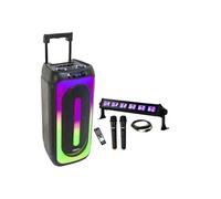Pack Enceinte portable sur batterie Karaoke USB Bluetooth MS-MAGIC-SOUND1000 TWS 1000W 2 Micros - Barre LED UV - Soirée DJ Noir https://www.fnac.com/mp50226508/Pack-Enceinte-portable-sur-batterie-Karaoke-USB-Bluetooth-MS-MAGIC-SOUND1000-TWS-1000W-2-Micros-Barre-LED-UV-Soiree-DJ?oref=a1e33d2d-f0a3-4997-6dee-7792fbcf53c7