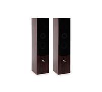Pack Enceintes Hifi/Home-Cinéma - EA700-WAL - 2x500W PMPO - Bass Reflex 3 voies - Noyer - Câble 5M