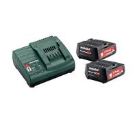 metabo 685300000 - Combo bateria + cargador Basic-Set 2x 2,0 Ah Couleur