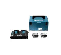 Pack Énergie Li-Ion 18V : 2 batteries 4Ah + chargeur double Dc18Rd + MakPac