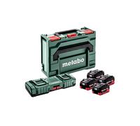 Pack énergie 18V LIHD (4x10,0 Ah) avec chargeur ASC 145 DUO dans metabox - METABO 685143000