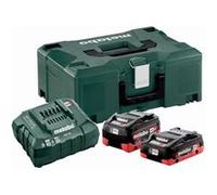 Pack énergie 18V METABO 2 Batt.: 4,0 Ah LiHD / 5,5 Ah LiHD + Charg. ASC 55 + coffret MetaBox - 685136000 G