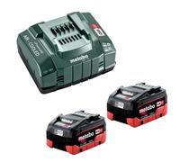 Pack Energie 18V METABO + chargeur ultrarapide rapide 2 x 5,5 Ah LiHD, ASC 145, carton