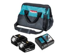 Pack énergie (2x3,0 Ah) avec chargeur simple dans un sac - MAKITA DLXCBO060