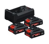 Set de base EXPERT - Chargeur 12/18V - 3X batterie 18V 4.0ah - BOSCH - 0615V0005X