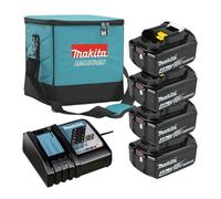 Pack Énergie 4 batteries 4,0 Ah BL1840B + 1 chargeur rapide DC18RC MAKITA - en sac 831274-0
