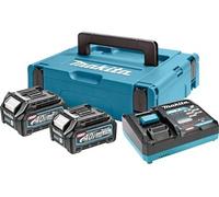 Pack énergie 40V max XGT Lithium-Ion 2 batteries 2,5Ah + chargeur + coffret MAKPAC - MAKITA - 191J81-6 G