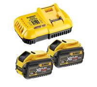 Pack énergie XR Flexvolt 2x 18V/54V 12Ah/4Ah + Chargeur - DEWALT - DCB118Y2-QW G