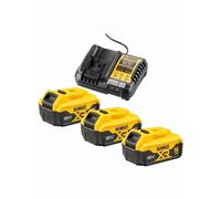 Pack énergie DEWALT XR - 3 batteries 18V 5.0Ah + Chargeur universel 12V/18V - DCB1104P3-QW