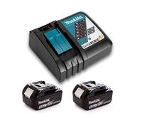 Pack énergie Li-ion (2 batteries BL1850B 5Ah + chargeur DC18RC) 12V - MAKITA - 197570-9