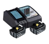 Pack énergie Li-ion (2 batteries BL1850B 5Ah + chargeur DC18RC) 12V - MAKITA - 197570-9