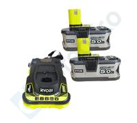 Ryobi Pack de batteries RC18150-250 – 2 x 5,0 Ah 18V Lithium+
