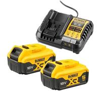 DEWALT Kit batterie DEWALT (2x 18V/5Ah plus DCB1104) Quantité:1