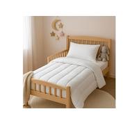 Pack enfant couette tempérée 80x120 et oreiller anti-acariens 40x60