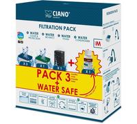 Pack entretien aquarium - CIANO - Taille M - 3 cartouches - Conditionneur - Traitement eau