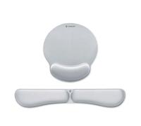 Pack ergonomique tapis de souris et repose-poignet - SUBBLIM - Mousse à mémoire de forme - Antidérapant - 440x80x20 mm