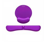 Pack ergonomique tapis de souris et repose-poignet - SUBBLIM - Mousse à mémoire de forme - Antidérapante - Imperméable