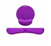 Pack ergonomique tapis de souris et repose-poignet - SUBBLIM - Mousse à mémoire de forme - Antidérapante - Imperméable