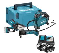 Pack Espaces Verts DUC101 + DMP180 + DTM51 (2x5Ah) en Makpac 3 - MAKITA