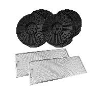 Pack Essential B EHT601/601S - 4x filtre à charbon et 2x filtre métallique