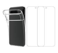 Pack ESSENTIELB Google Pixel 8A coque + verre trempé x2