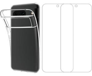 Pack ESSENTIELB Google Pixel 8A coque + verre trempé x2