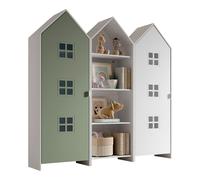 Pack - Étagère & 2 Armoires "Casami Bruges" 171cm Vert & Blanc