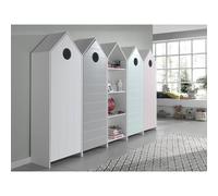 Pack - Étagère Enfant & 4 Armoires "Casami" Multicolore