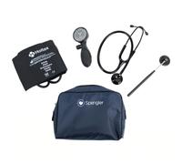 Pack étudiant Kiné : Tensiomètre Easy 3 + stéthocope Ideal+ noir + marteau + trousse navy