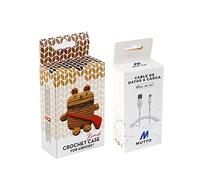 Pack étui Airpods Crochet Brad + câble de données USB-Lightning MFI