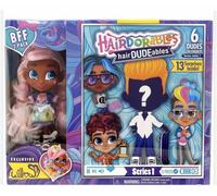 Pack exclusif de saule JP Hairdorables avec cheveuxDUDEables Surprise