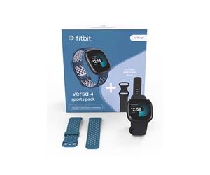 Pack exclusif FNAC-DARTY Avec Versa 4 Noir + Bracelet - inclus 6 mois a Fitbit Premium