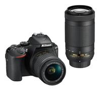 Nikon Reflex numérique D5600 24,2 Mpix 39 pts AF 5 i/s Kit 18-55 + 70-300 AF-P VR Noir